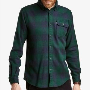 Barbour Green Button-Down Flannel